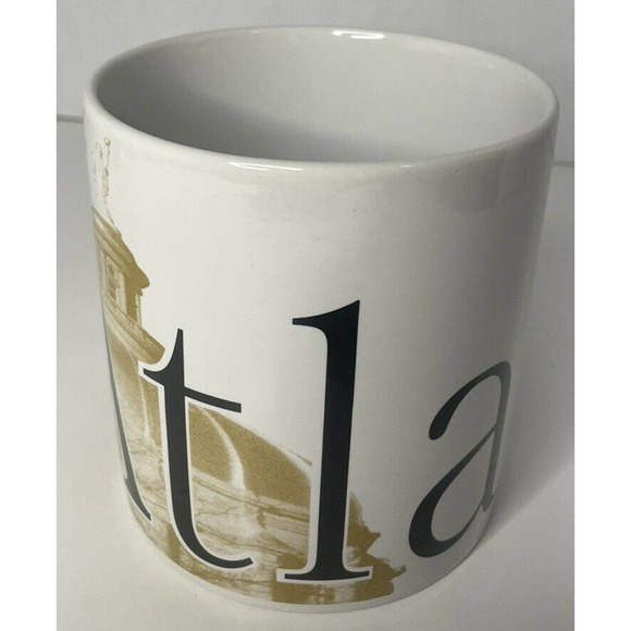 Vintage STARBUCKS, 1994, ATLANTA, CITY MUG, COLLECTOR SERIES, 20 oz. CUP - Picture 3 of 6